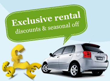Exclusive Rental Discounts & Seasonal off